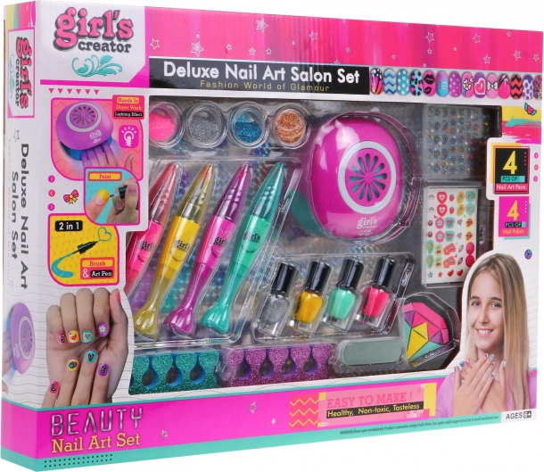 Manicure voor meisjes 6+ Schoonheidssalon 20 st nagellakken en nagelpennen