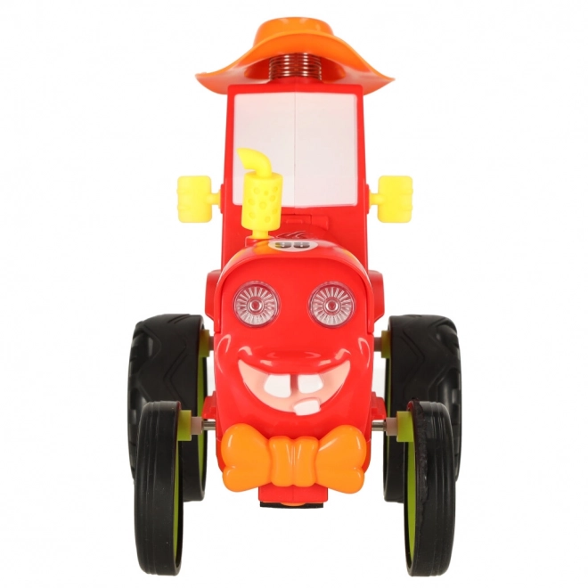 Springende speelgoedtractor met afstandsbediening