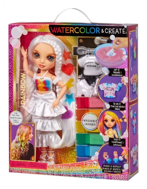 Rainbow High WaterColor pop - bruine ogen TV