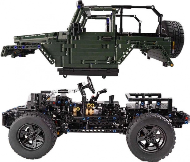 Afneembare carrosserie en gedetailleerd chassis