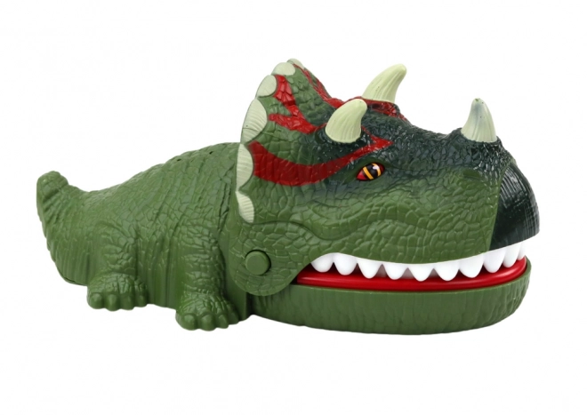 Vaardigheidsspel bijtende dinosaurus Triceratops