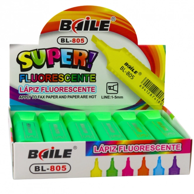 Neon markeerstift intens groen
