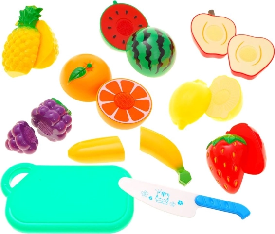 Kleurrijke fruitset voor creatief spel