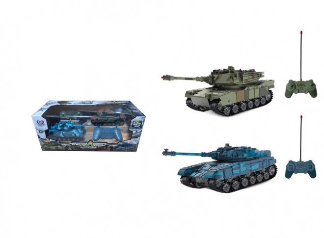 RC-tank met infraroodsysteem