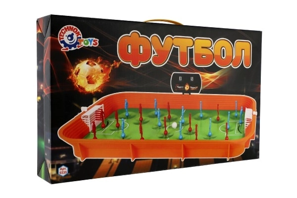 Voetbal/Voetbalbordspel plastic in doos 53x31x9cm