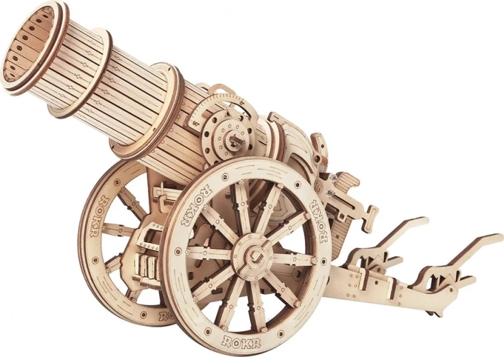 Rokr 3D houten mechanische puzzel – belegeringskanon