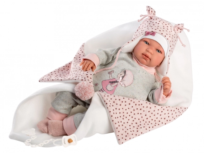 Llorens M844-60 kleding voor pop baby NEW BORN maat 43-44 cm