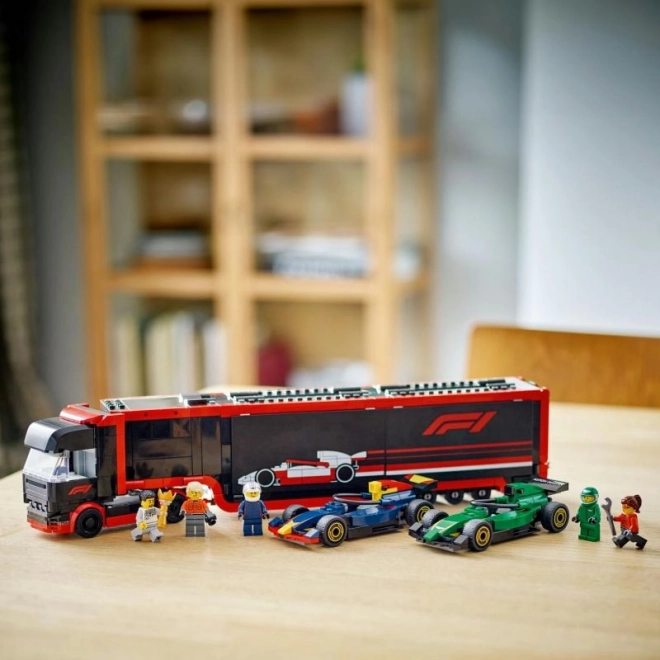 LEGO® City 60445 Vrachtwagen F1® met F1® RB20 en AMR24 auto’s
