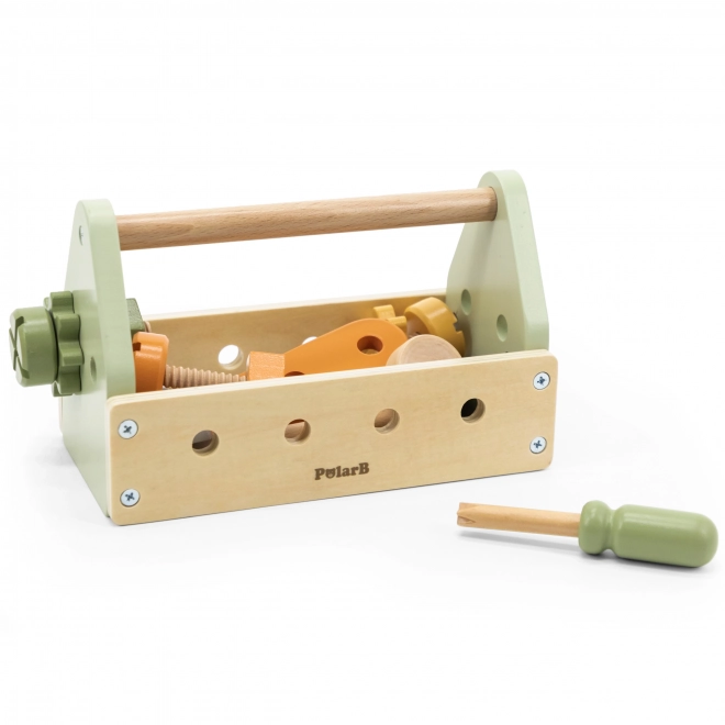 Houten gereedschapsset