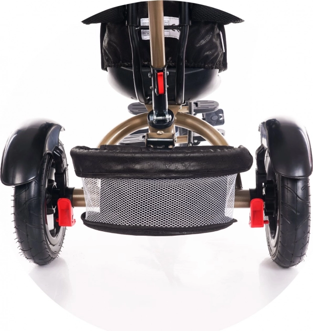 CHIPOLINO Driewieler voor tweelingen 2Play Obsidian – goud