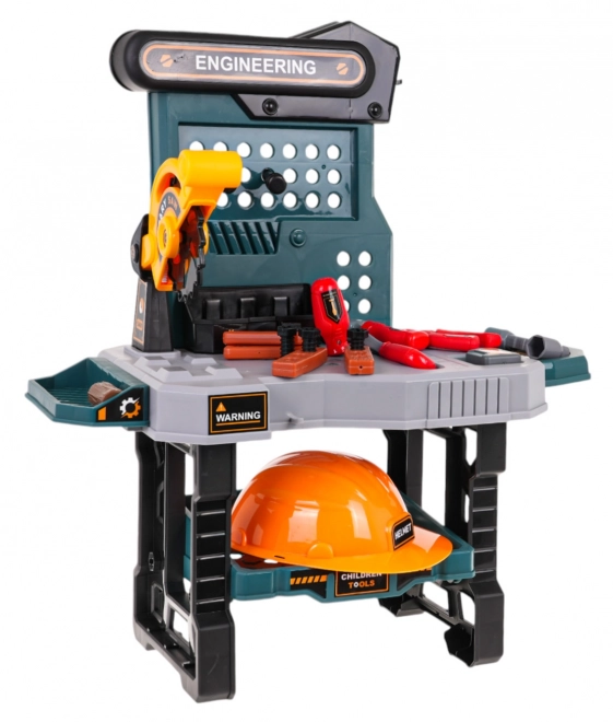 Kinderwerkplaats met gereedschap en accessoires