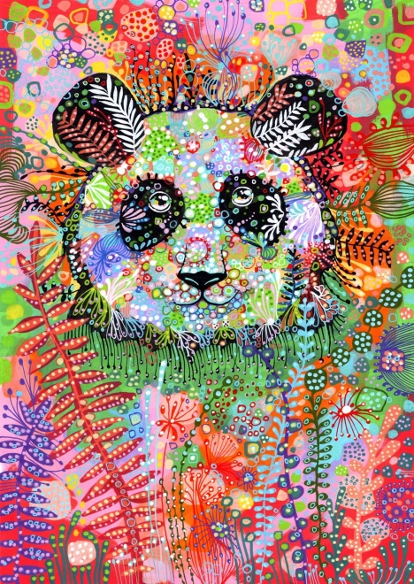 Enjoy puzzel mysterieuze panda 1500 stukjes