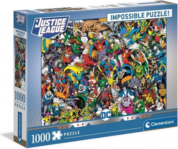 Puzzel Clementoni Impossible: DC Comics Justice League 1000 stukjes