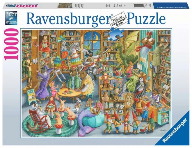 Puzzel 2D 1000 Ravensburger Noorden in de bibliotheek