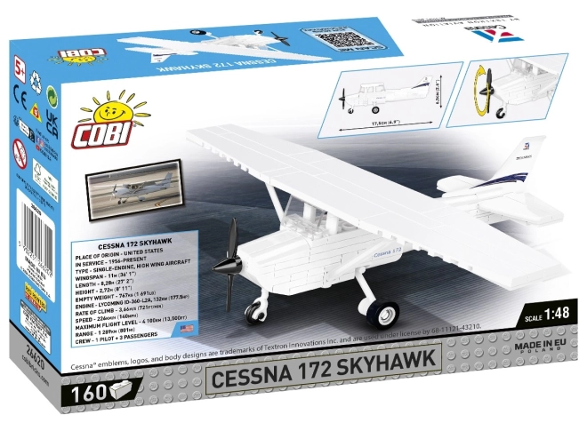 Cobi bouwpakket Cessna 172 Skyhawk 160 blokken wit