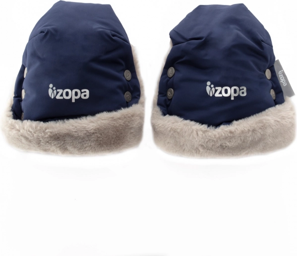 Winterhandschoenen Fluffy, Blauw
