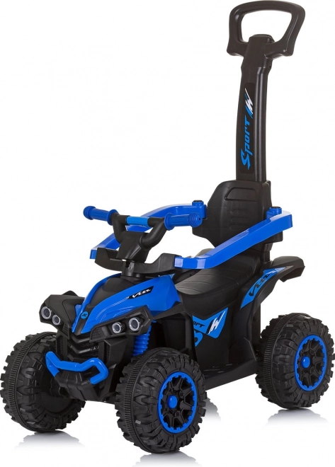 Chipolino loopfiets met duwstang en kap blauw