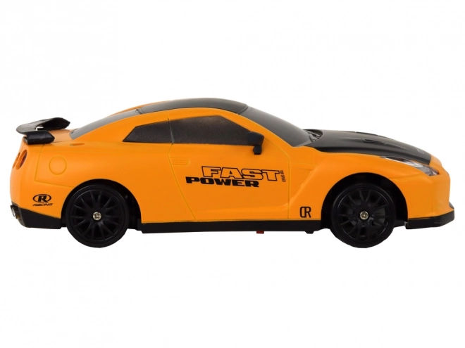 Op afstand bedienbare sportwagen R/C 1:24 verwisselbare wielen – geel
