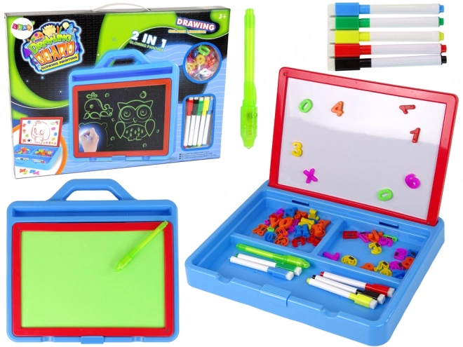 Magnetische tekentafel Glowing Paint 2v1