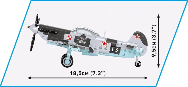 Bouwset vliegtuig Yakovlev Yak-1b