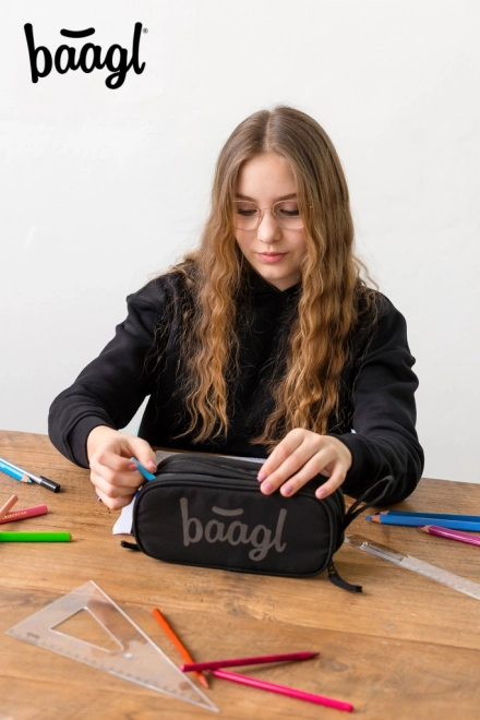 Studenten etui Baagl Zwart