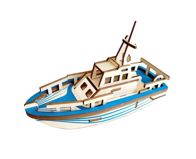 Houten 3D puzzel Boot