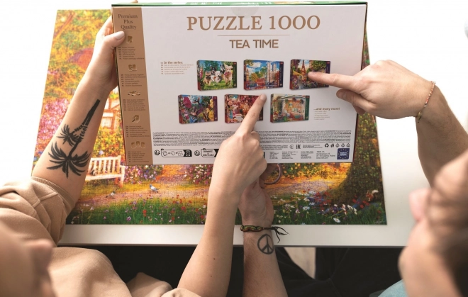 Puzzel 1000 stukjes Premium Plus Dierenparadijs