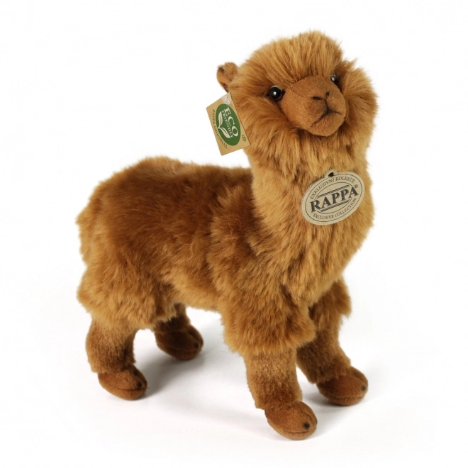 Pluche lama alpaca bruin 23 cm ECO-FRIENDLY