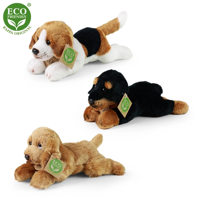 Pluchen hond 18 cm milieuvriendelijk