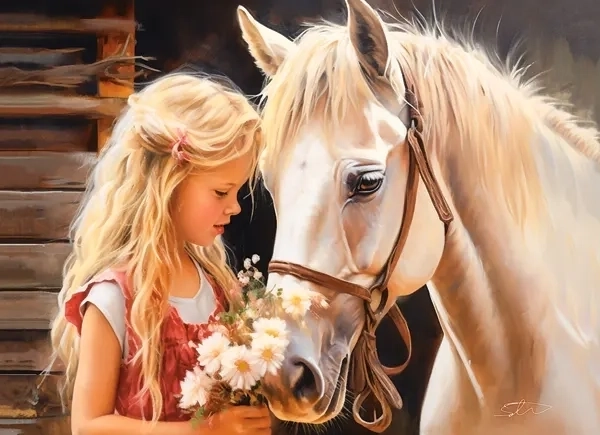 Puzzel Mijn vriend het paard 200 stukjes CASTORLAND