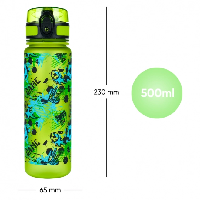 BAAGL Tritan-fles voor drinken Voetbalspel, 500 ml