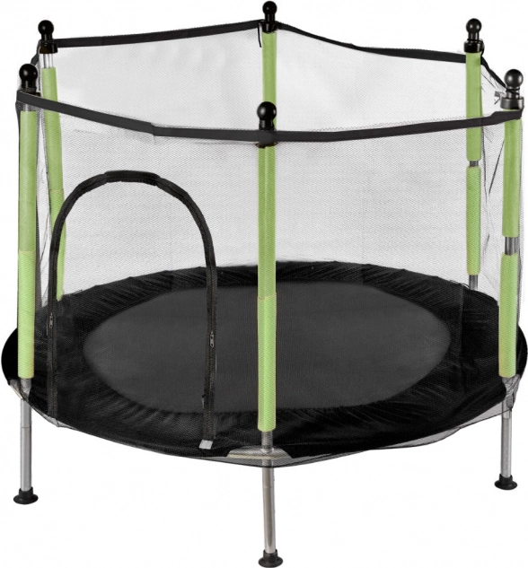 tuintrampoline voor kinderen met net groen 140 cm