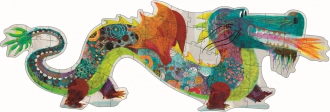 Djeco grote puzzel Draak 58 stukjes