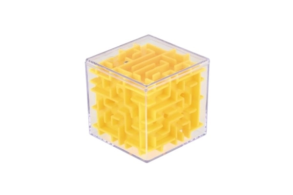 Puzzelkubus plastic 5x5cm kleurenmix