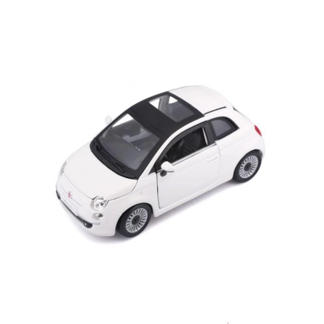 Bburago 1:24 Fiat 500 (2007) Wit