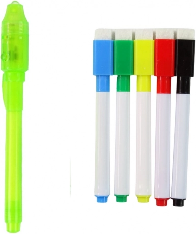 LED lichtpen en uitwisbare stiften