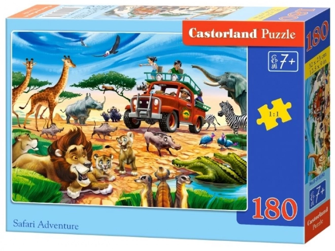Safari Avontuur Puzzel 180 stukjes