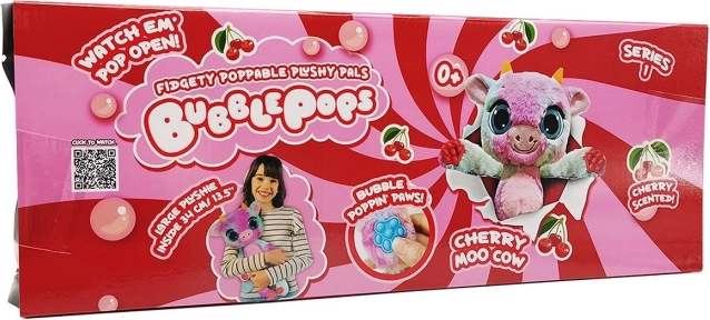 Geurend pluchen diertje Bubble Pops – kersen-koe