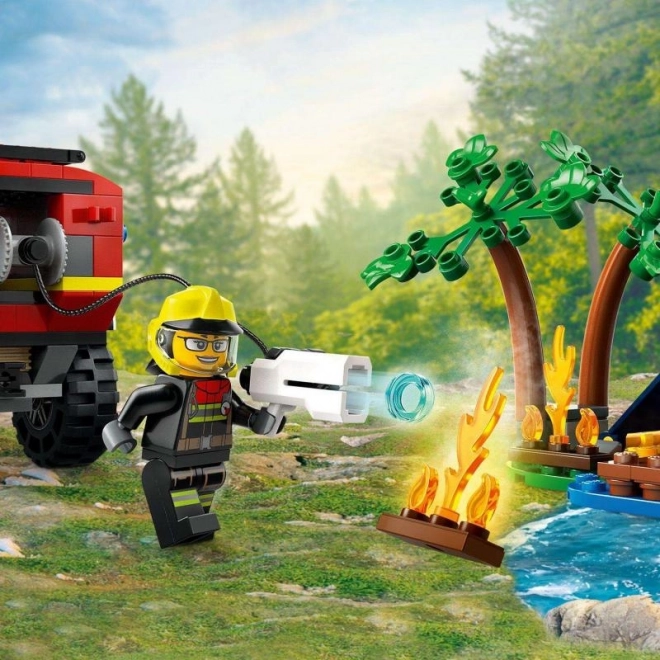 LEGO® City 60412 Brandweerwagen 4x4 en reddingsboot