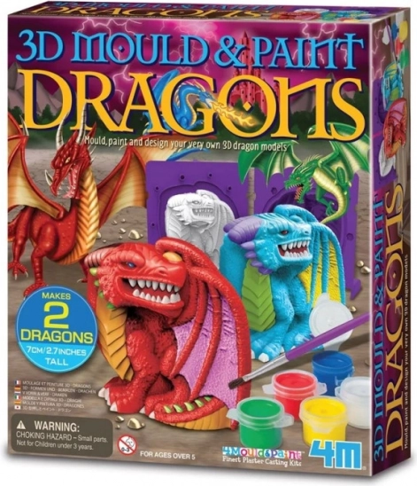 Creatieve set gipsafgietsels – draak