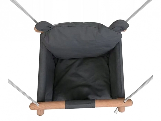 Kinder schommel met houten zitje