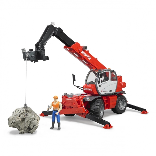 Bruder Manitou Manipulator MRT 2150 met accessoires