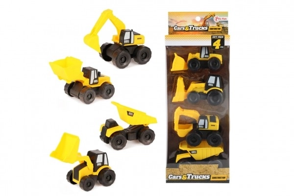 Set van bouwmachines BULL, 4st