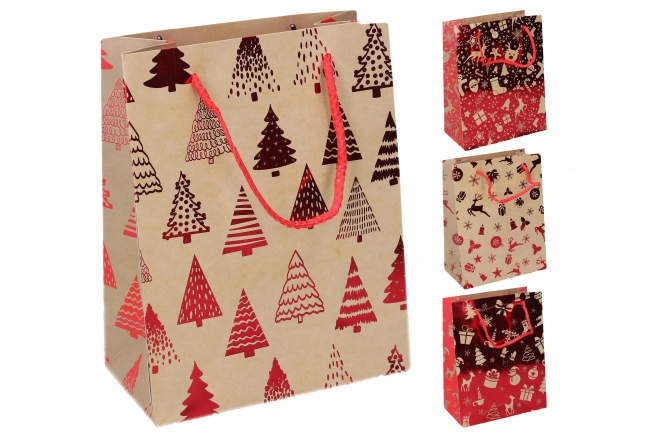 Cadeautas S 23x18x10 cm Kerst