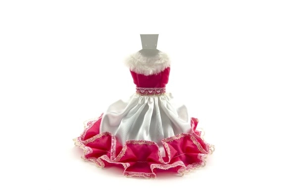Jurkjes/Kleding voor poppen assorti in zak 27x30cm