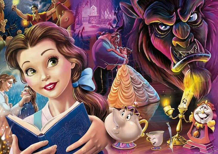 Puzzel Disney Belle en het Beest 1000 stukjes