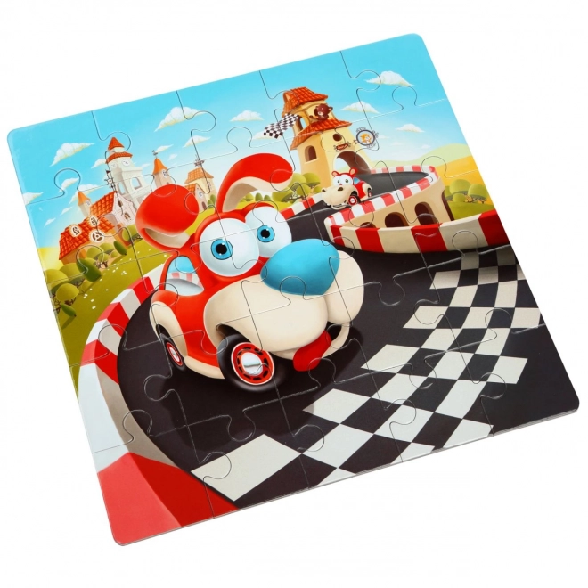 Puzzlika Gelukkige Verhalen 3 in 1 kinderpuzzel