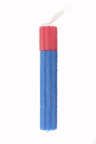 Waterpijp schuim spuit 35cm gemengde kleuren in net