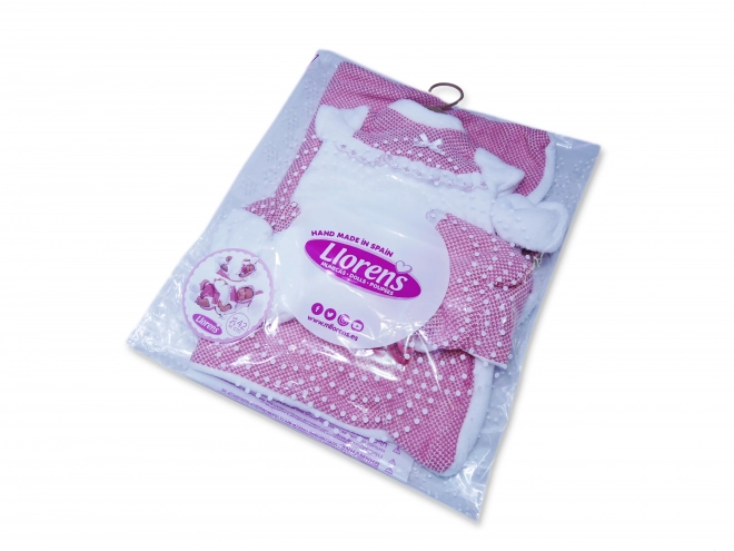 Llorens M740-50 kleding voor baby pop NEW BORN maat 40-42 cm