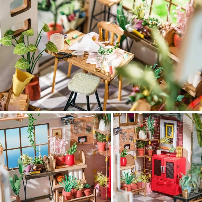 Bloemist Emily - Doe-het-zelf miniatuurhuisje